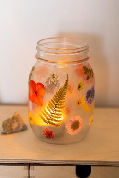 Image for event: Craft Time at Lee Branch: Floral Lantern
