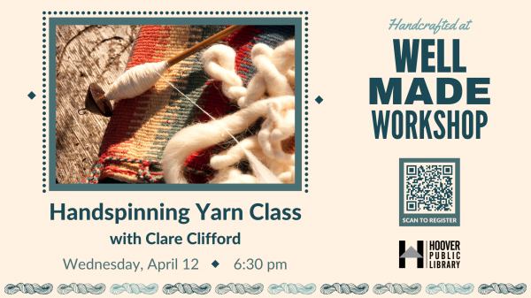 Image for event: Well-Made Workshop: Handspinning Yarn Class